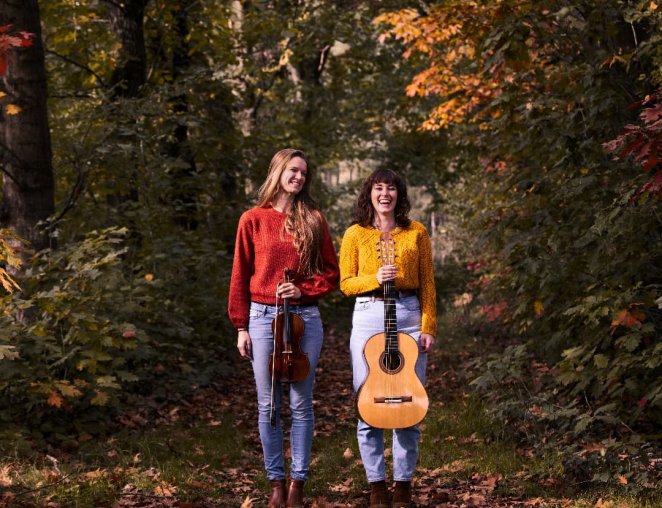 Duo Elles Viool band receptie ceremonie gitaar klassiek