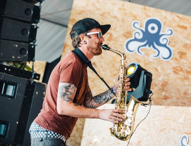 Martin Le Vilain Sax Act Hofnar Saxofoon DJ Festival