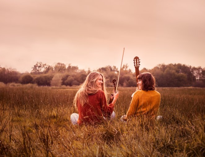 Duo Elles Viool band receptie ceremonie gitaar klassiek