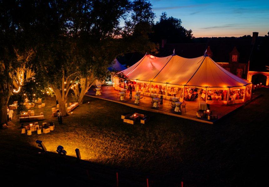 sailcloth tent hofnar organic tents techniek drone wedding huwelijk