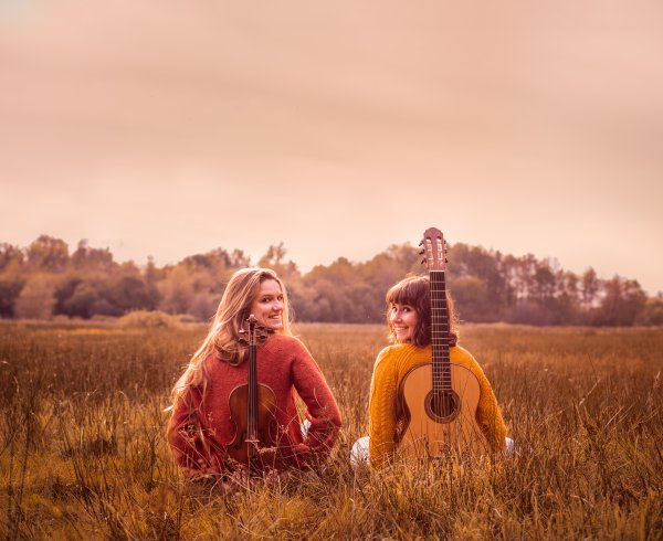 Duo Elles Viool band receptie ceremonie gitaar klassiek